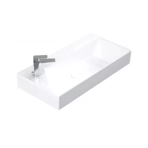 OUTLET - Sanovit STANCE - porcelán mosdókagyló - bal csaplyukas - 65 x 33 cm - SZÉPSÉGHIBÁS TERMÉK