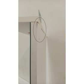   OUTLET - Viva SZQUARE 65 Tükrös fürdőszobai szekrény - BALOS szekrénnyel - 65 x 97 x 15 cm - SZÉPSÉGHIBÁS TERMÉK