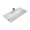 OUTLET - CeraStyle SHARP - porcelán mosdókagyló - 1 csaplyukas - 100 x 48 cm - SZÉPSÉGHIBÁS TERMÉK