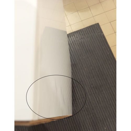 OUTLET - Viva SZQUARE fürdőszobai ÁLLÓSZEKRÉNY 85 alacsony POLCOS - JOBBOS - 35 x 33 x 85 cm - SZÉPSÉGHIBÁS TERMÉK