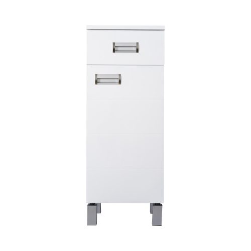 OUTLET - Viva SZQUARE fürdőszobai ÁLLÓSZEKRÉNY 85 alacsony POLCOS - JOBBOS - 35 x 33 x 85 cm - SZÉPSÉGHIBÁS TERMÉK