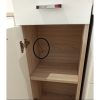 OUTLET - TMP ZX - SONOMA- fürdőszobai ÁLLÓSZEKRÉNY polcos - 190 x 35 cm - SZÉPSÉGHIBÁS TERMÉK