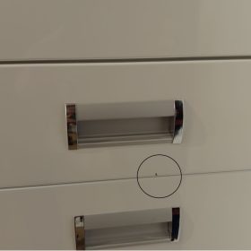   OUTLET - Viva SZQUARE fürdőszobai ÁLLÓSZEKRÉNY 192 magas SZENNYESTARTÓS- JOBBOS - 35 x 33 x192 cm - SZÉPSÉGHIBÁS TERMÉK