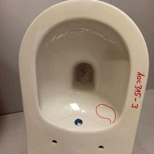 OUTLET - Sanovit AVVA fali WC - BEÉPÍTETT bidé funkcióval - rimless - perem nélküli - mély öblítésű - SZÉPSÉGHIBÁS TERMÉK