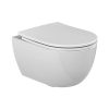 OUTLET - CeraStyle BELLA fali WC + SLIM ülőke - perem nélküli - rimless - mély öblítésű - rövid - 48 cm - SZÉPSÉGHIBÁS TERMÉK