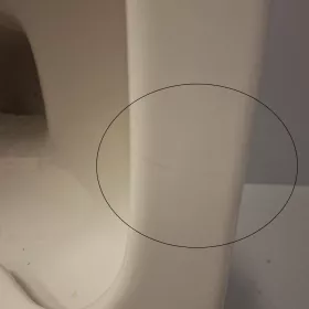   OUTLET - Sanovit AVVA fali WC - BEÉPÍTETT bidé funkcióval - rimless - perem nélküli - mély öblítésű - SZÉPSÉGHIBÁS TERMÉK