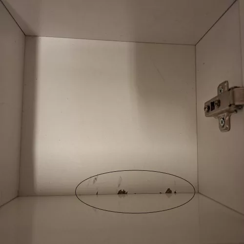 OUTLET - Tükrös fürdőszobai szekrény - 80 x 85 cm - SZÉPSÉGHIBÁS TERMÉK