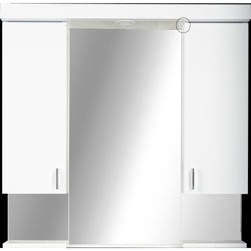 OUTLET - Viva Tükrös fürdőszobai szekrény LED világítással - DUPLA szekrénnyel - 100 x 97 x 17 cm - SZÉPSÉGHÍBÁS TERMÉK