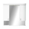 OUTLET - Viva STYLE Tükrös fürdőszobai szekrény LED világítással - DUPLA szekrénnyel - 100 x 97 x 17 cm - SZÉPSÉGHÍBÁS TERMÉK