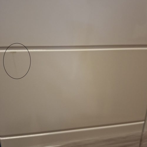 OUTLET - Viva SZQUARE 55 lábon álló fürdőszobabútor Sanovit ZENON 6055 porcelán mosdóval 55 x 44 cm - SZÉPSÉGHIBÁS TERMÉK