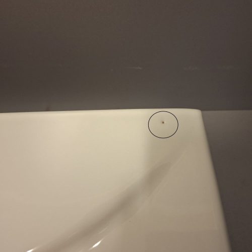 OUTLET - Viva SZQUARE 55 lábon álló fürdőszobabútor Sanovit ZENON 6055 porcelán mosdóval 55 x 44 cm - SZÉPSÉGHIBÁS TERMÉK