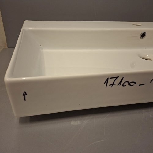 OUTLET - Sanovit STANCE - porcelán mosdókagyló - 100 x 45,5 cm - SZÉPSÉGHIBÁS TERMÉK