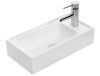 OTLET - Sanovit MINI - PULTRA ültethető - Top Counter - porcelán mosdó - 50 x 25,5 cm - SZÉSÉGHIBÁS TERMÉK