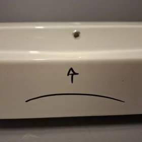   OUTLET - Sanovit STANCE - porcelán mosdókagyló - 100 x 45,5 cm - SZÉÁPSÉGHIBÁS TERMÉK
