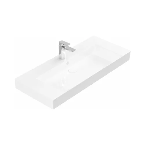 OUTLET - Sanovit STANCE - porcelán mosdókagyló - 100 x 45,5 cm - SZÉÁPSÉGHIBÁS TERMÉK