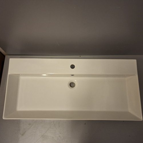 OUTLET - Sanovit ATRIA - porcelán mosdókagyló - 85 x 45,5 cm - SZÉPSÉGHIBÁS TERMÉK