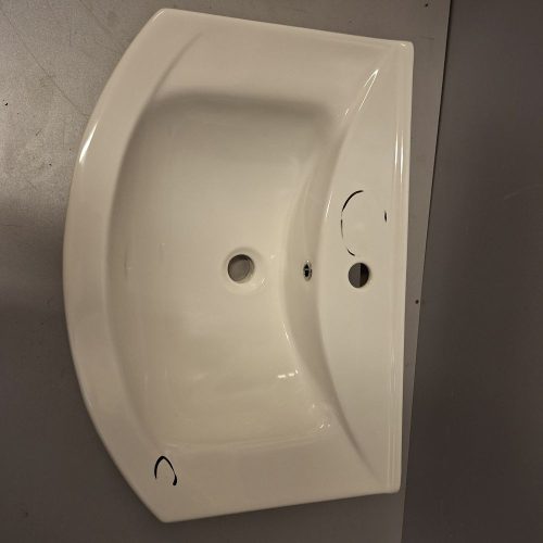 OUTLET - Sanovit ZENON - porcelán mosdókagyló - 65 x 47 cm- SZÉPSÉGHIBÁS TERMÉK