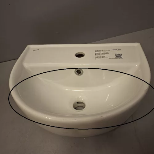 OUTLET - CeraStyle BELLA - szabadon álló - porcelán mosdókagyló 45 x 35 cm - SZÉPSÉGHIBÁS TERMÁK
