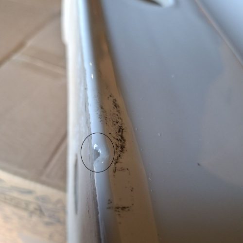 OUTLET - CeraStyle BELLA - szabadon álló - porcelán mosdókagyló 55 x 45 cm - SZÉPSÉGHIBÁS TERMÉK