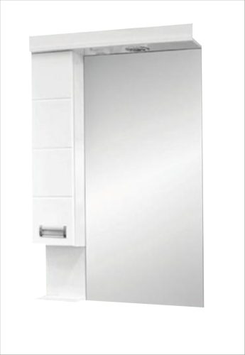 OUTLET - Viva SZQUARE 75 Tükrös fürdőszobai szekrény - BALOS szekrénnyel- 75 x 97 x 15 cm - SZÉPSÉGHIBÁS TERMÉK