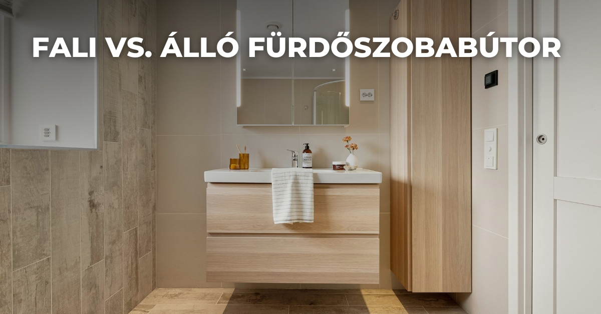 Fali vs. álló fürdőszobabútor