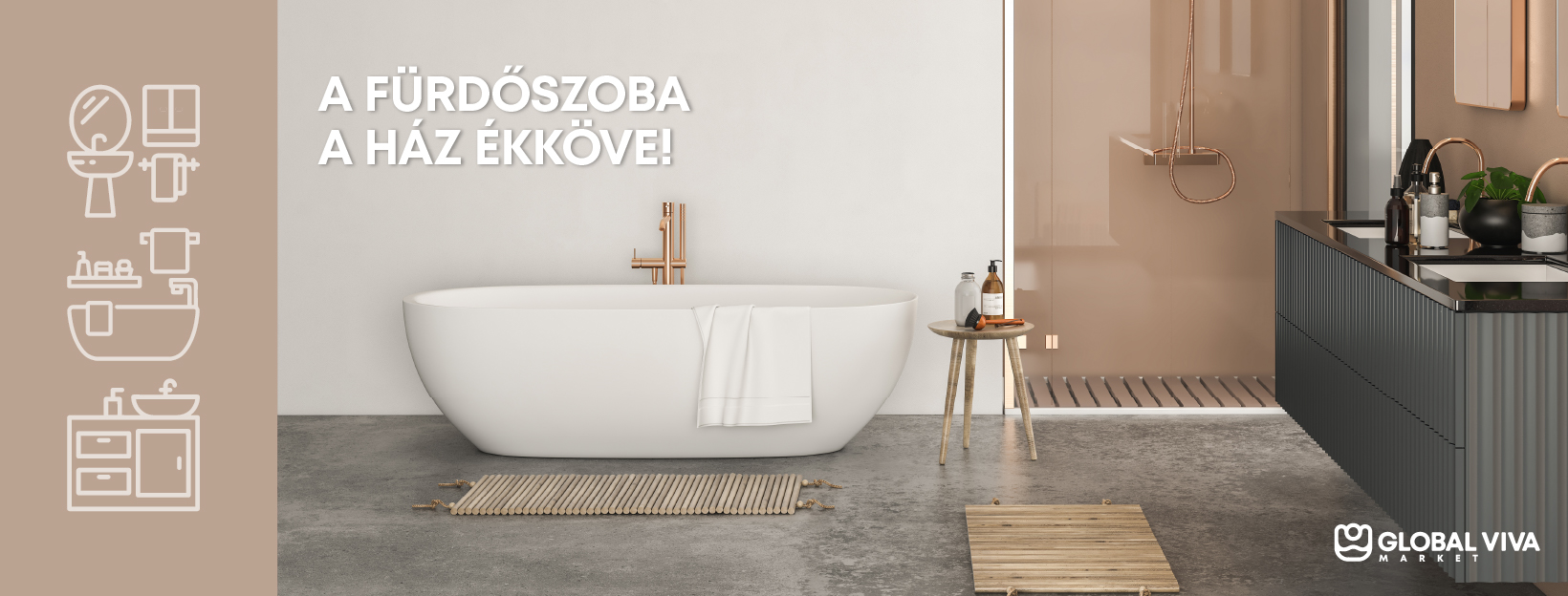 Global Viva Market fürdőszobai megoldások