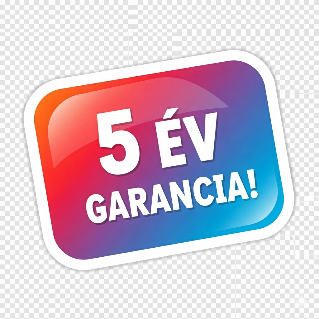 5 év garancia!