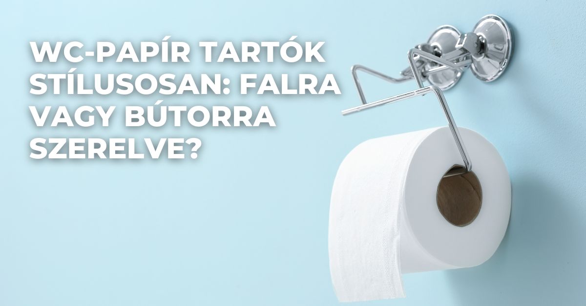 WC-papír tartók stílusosan: falra vagy bútorra szerelve?