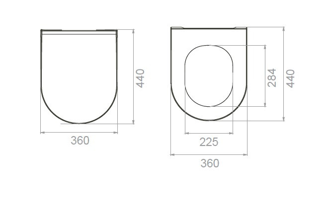 CeraStyle CITY SLIM WC ülőke - MATT BÉZS - duroplast - lecsapódásgátlós - könnyen levehető