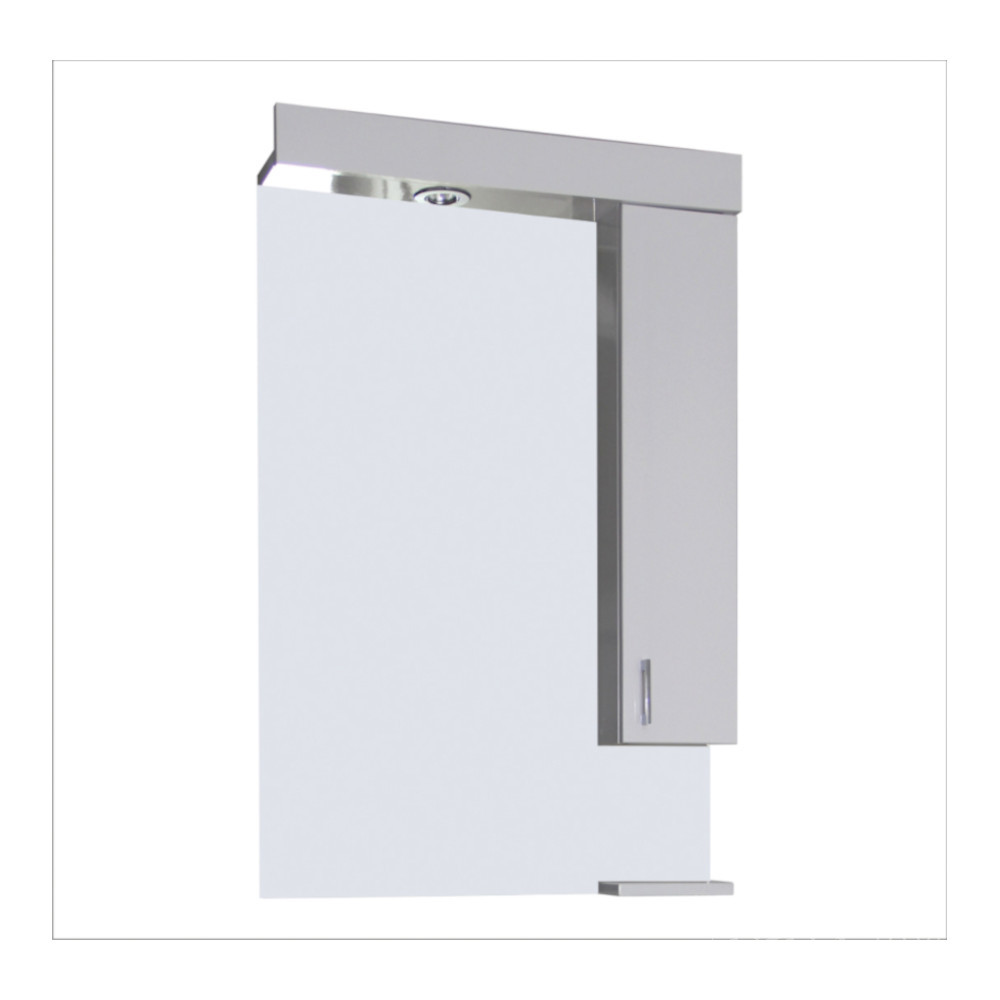 Viva STYLE Tükrös fürdőszobai szekrény LED világítással - JOBBOS szekrénnyel - 65 x 97 x 17 cm