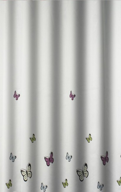 Zuhanyfüggöny - NEW BUTTERFLY - Impregnált textil -180 x 200 cm