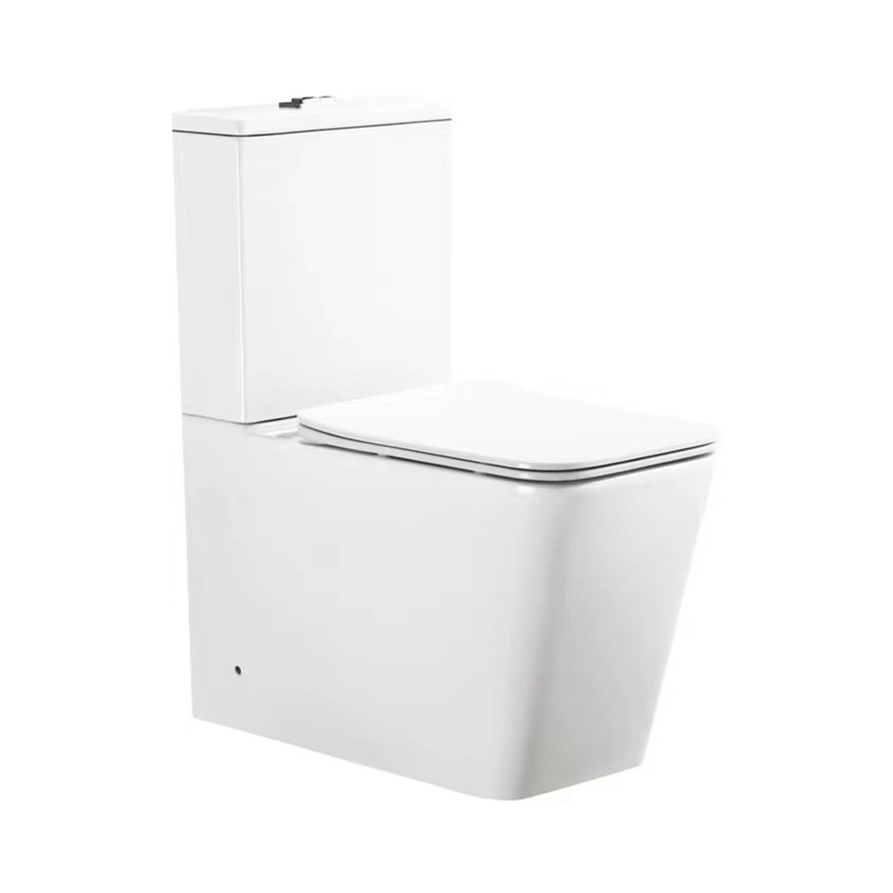 Eros ES QUADRO monoblokk WC - perem nélküli - WC ülőkével komplett